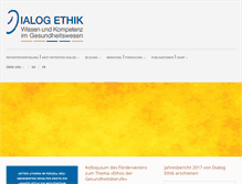 Tablet Screenshot of dialog-ethik.ch